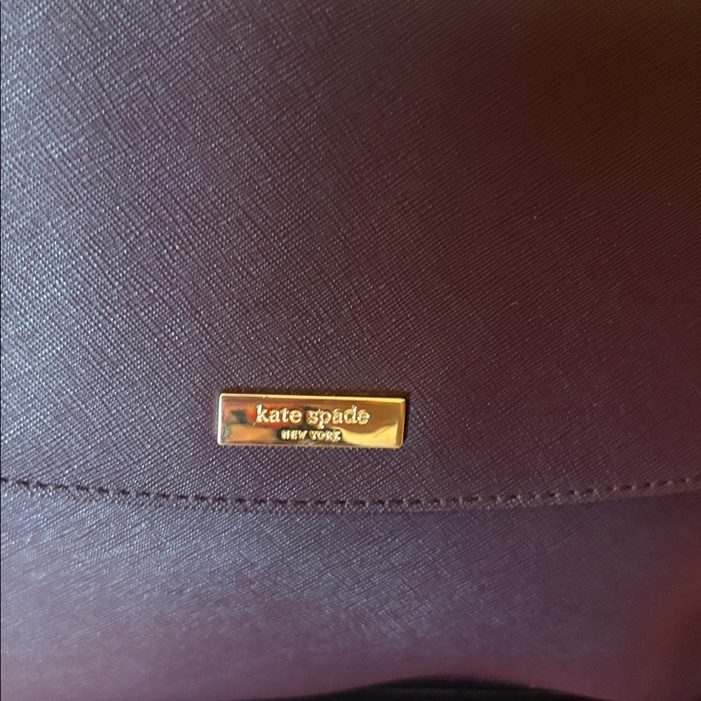 Kate Spade burgundy crossbody and matching wallet - Picture 3 of 6